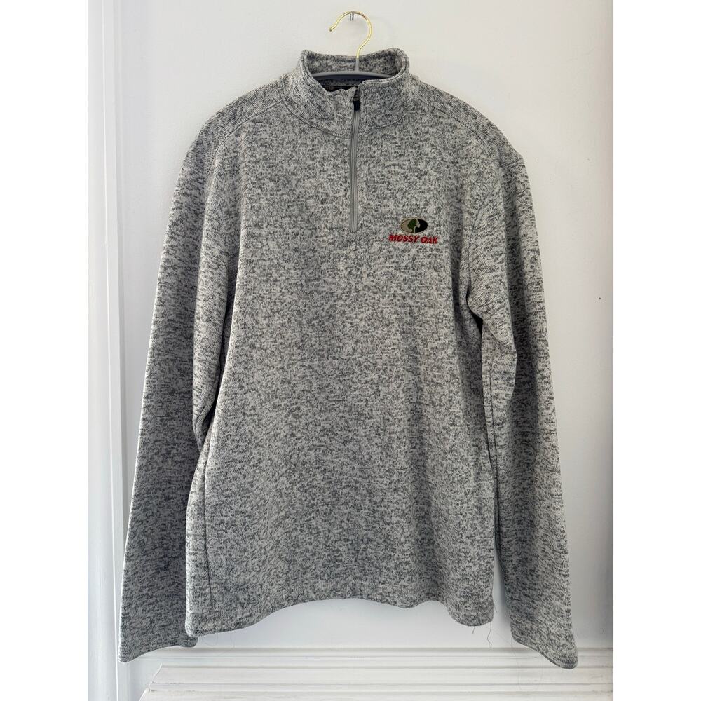 mossy oak mens small quarter zip